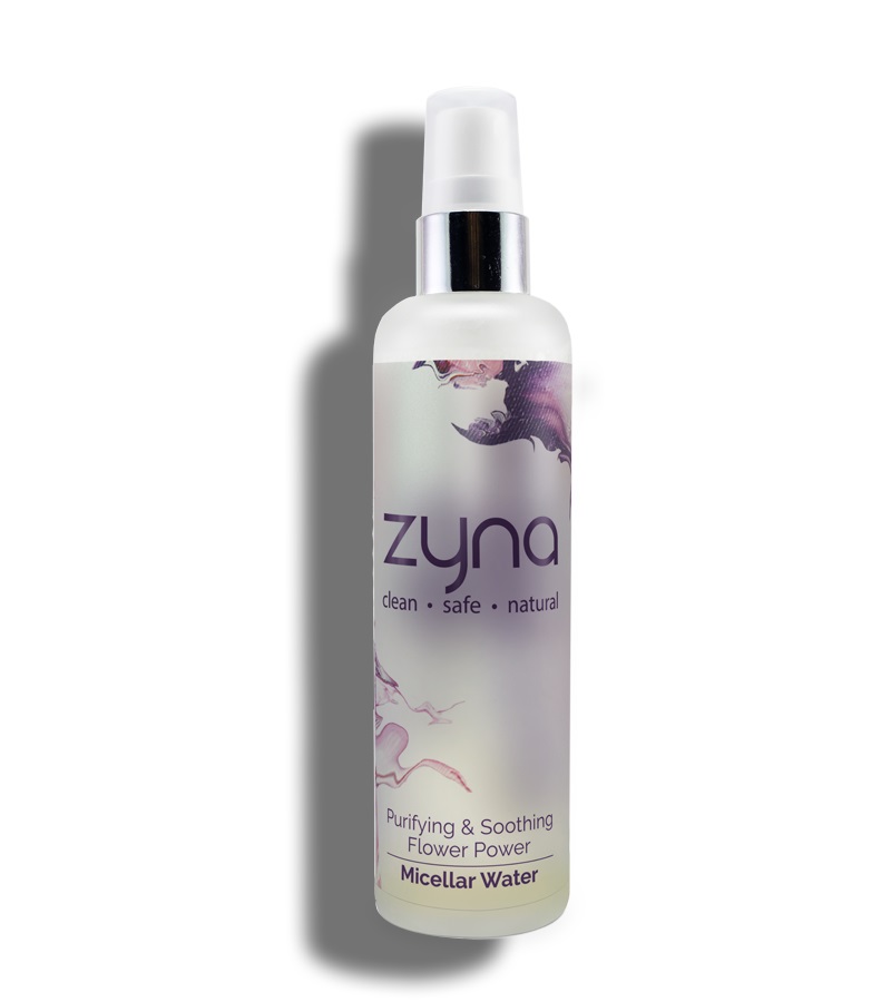 Zyna + toners + mists + Purifying & Soothing Flower Power: Micellar Water + 50 ml + buy