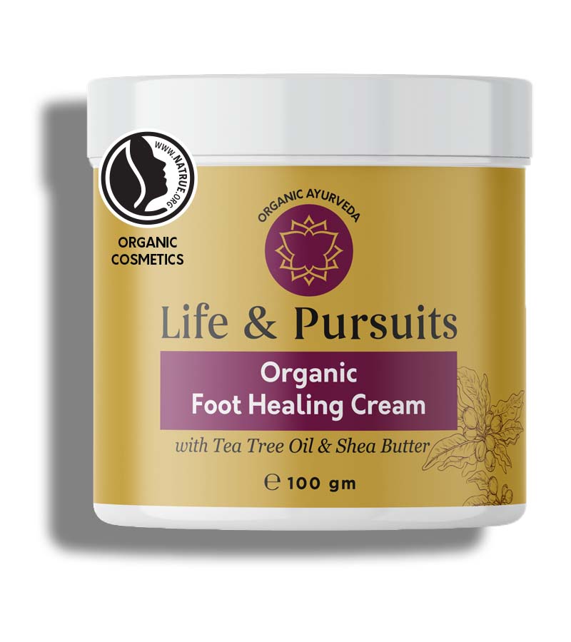 Life & Pursuits + body butters + creams + Organic Foot Healing Cream + 100 gm + buy