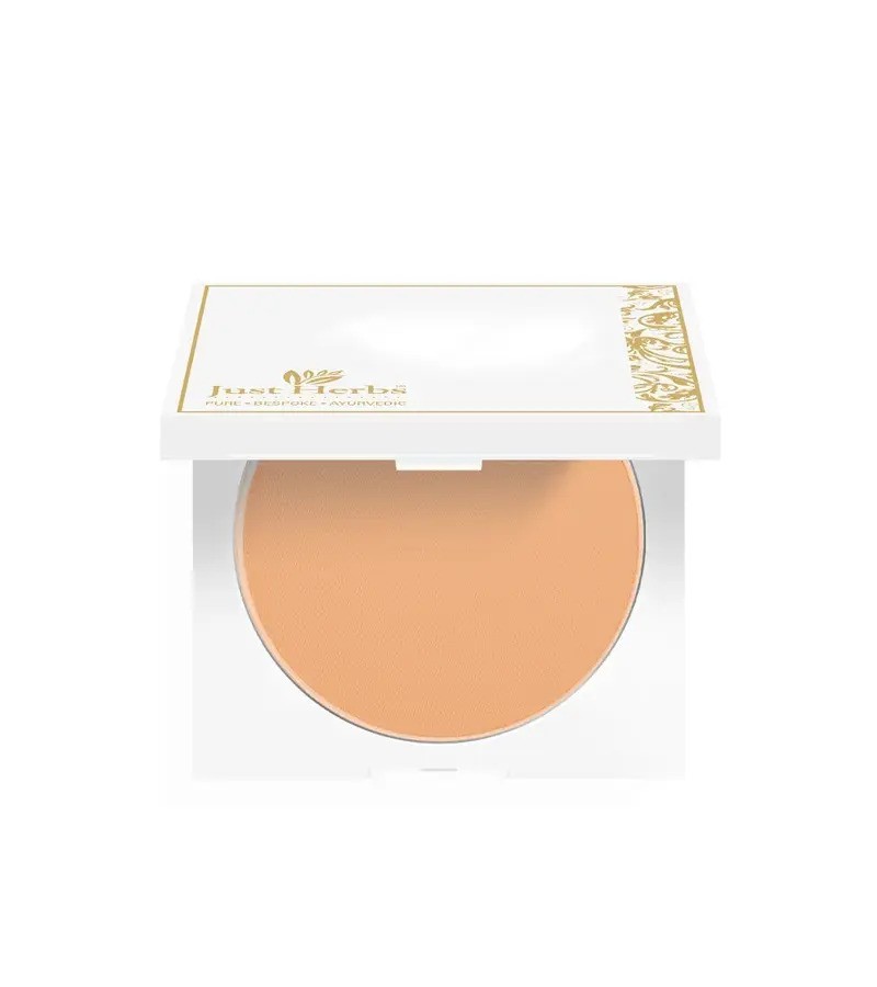 Just Herbs + face + Herb-Enriched Mattifying & Hydrating Compact Powder + Porcelain + buy