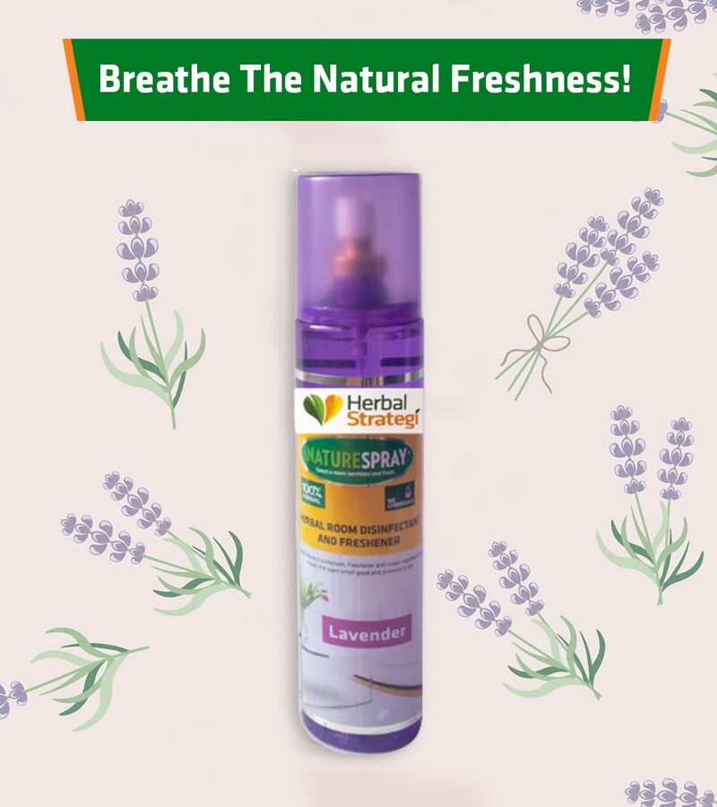 Herbal Strategi + room sprays + Room Disinfectant and Freshener - Lavender + 250 ml + discount