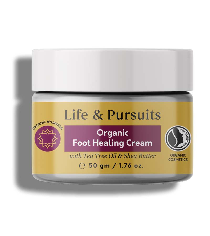 Life & Pursuits + body butters + creams + Organic Foot Healing Cream + 50 gm + buy