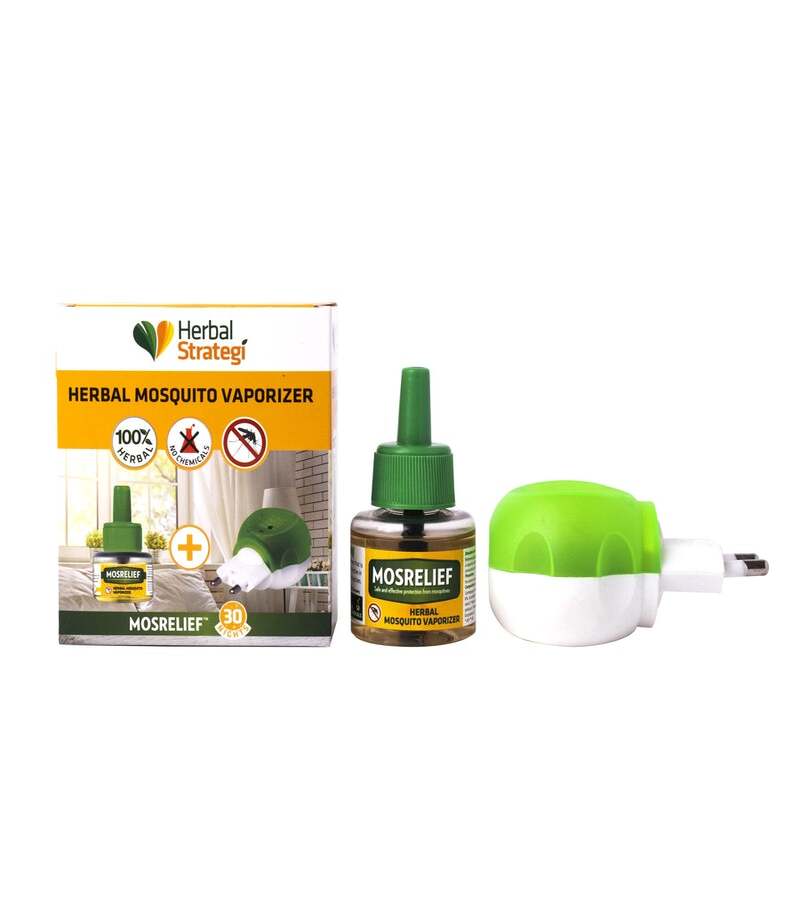 Herbal Strategi + insect repellents + Mosquito Repellent Vaporiser + 40ML + Machine (min 2 qty) + buy