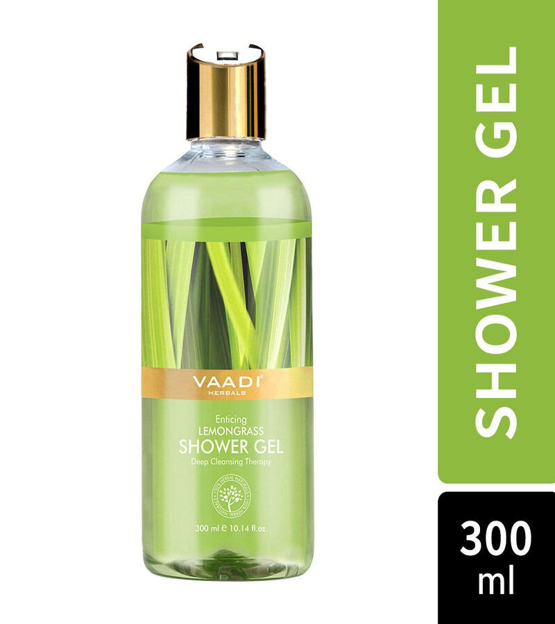 Vaadi Herbals + body wash + Enticing Lemongrass Shower Gel + Pack of 2 + discount