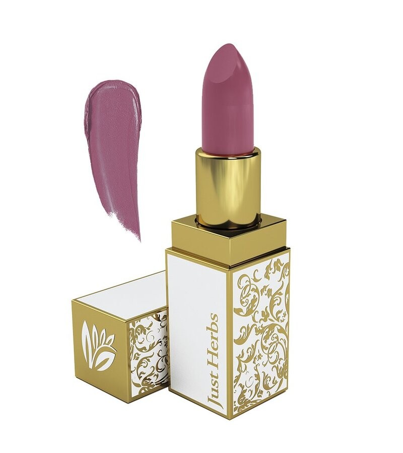 Just Herbs + lips + Herb Enriched Ayurvedic Lipstick + Bright Pink + buy
