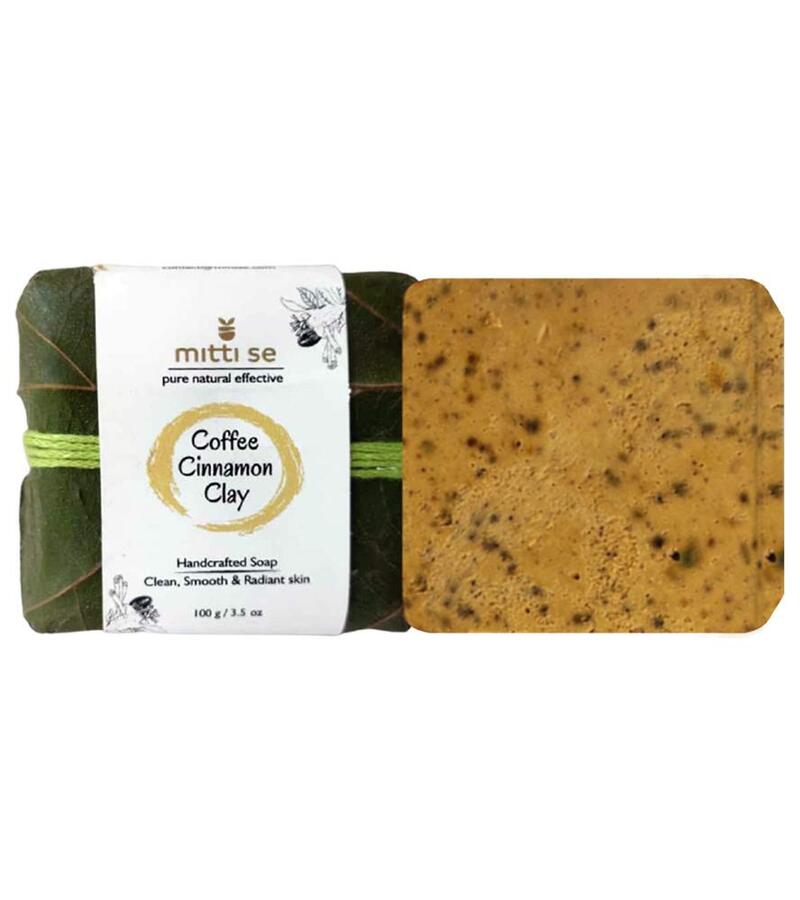 Mitti Se + soaps + liquid handwash + Coffee Cinnamon Clay + 100gm + discount