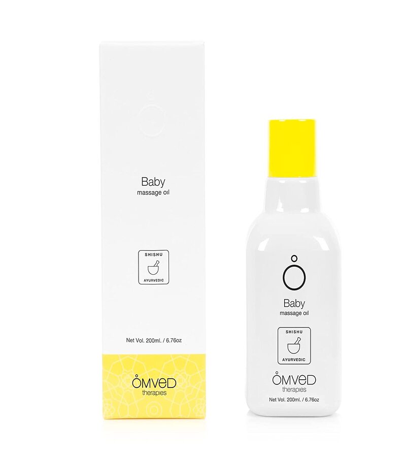 Omved + oils & creams + Baby Massage Oil + 200ml + online