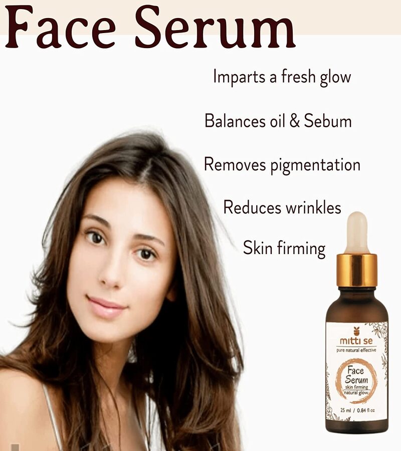 Mitti Se + face serums + face creams + Face Serum : Sea Buckthorn | Vitamin -C | Skin Tightening | Glowing | Skin Brightening | Deep Repair | Night Serum + 25ml + discount