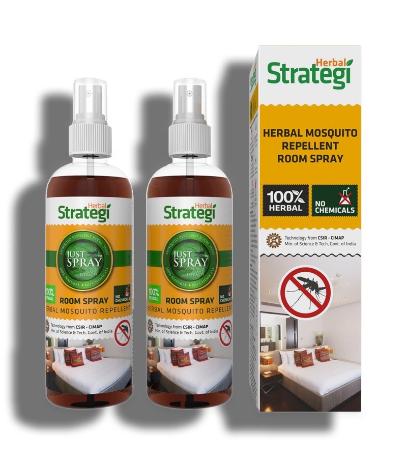 Herbal Strategi + insect repellents + Mosquito Repellent Room Spray + 100ml + discount