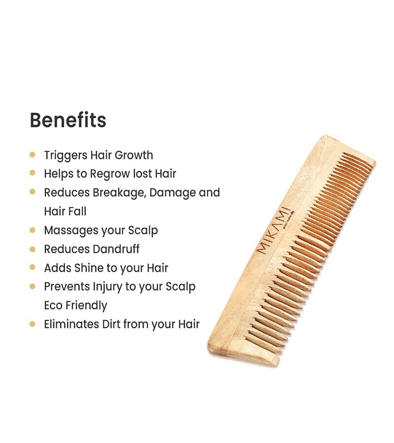 Mikami + hair tools + Neem Wood Comb +  + online