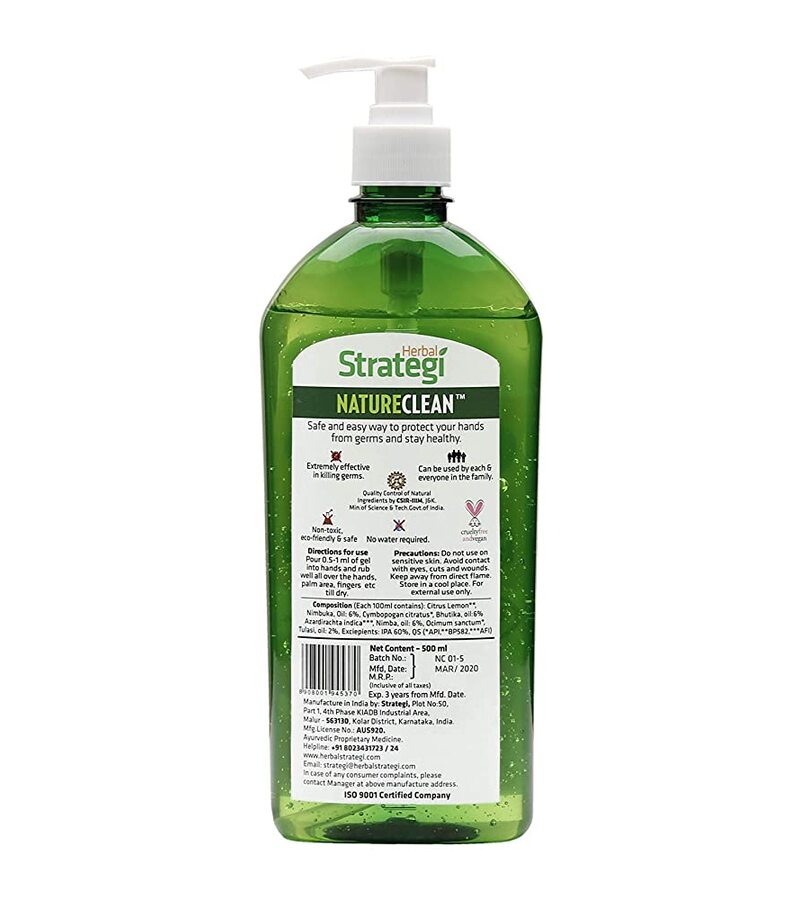 Herbal Strategi + hand sanitizer + Hand Sanitizer + 500 ml + shop