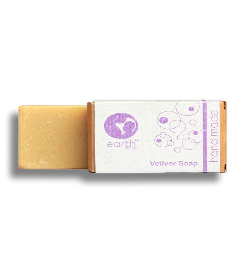 earthBaby + soaps + liquid handwash + Handmade Vetiver (Khus) Soap, for kids 1 year and above, 3*100g, Pack of 3 + 3*100g + buy