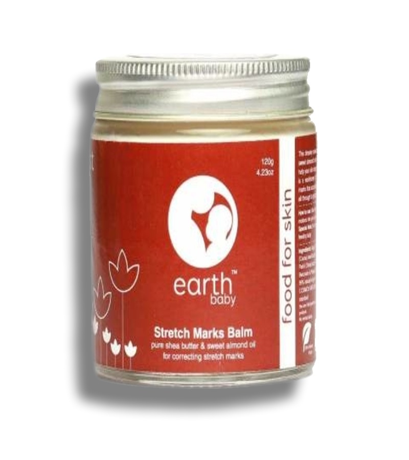 earthBaby + mama creams & oils + Stretch Marks Balm, 99% Certified Natural Origin + 120g + buy