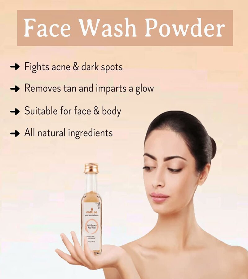 Mitti Se + face wash + scrubs + Wild Essence Face Wash + 55gm + discount