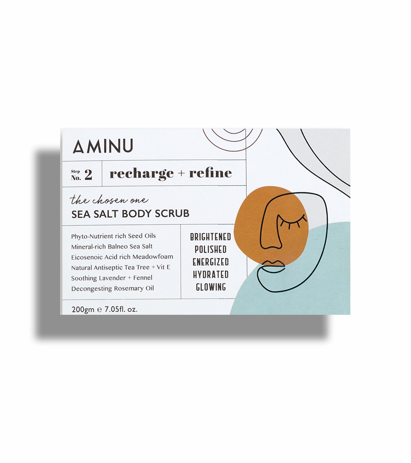 Aminu Skincare + body scrubs & exfoliants + The Chosen One - Sea Salt Body Scrub + 200gm + deal