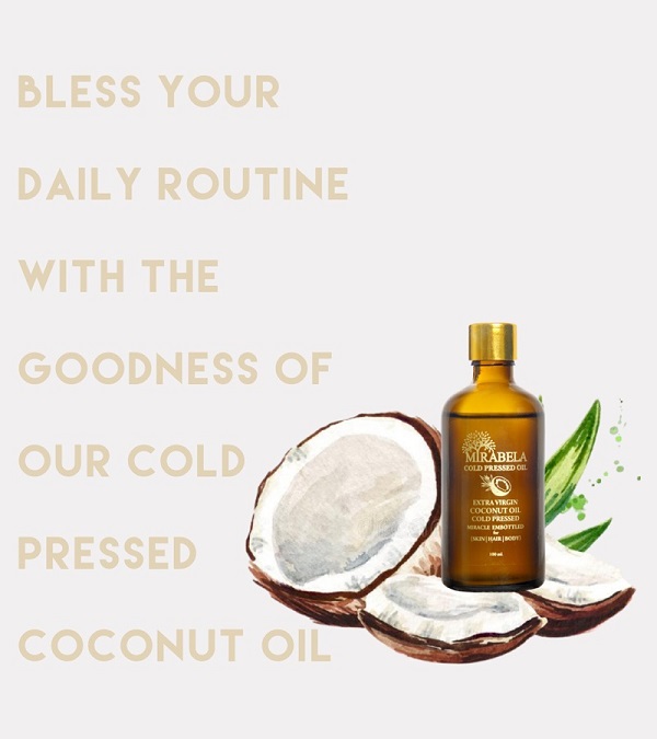 Mirabela + body oils + Virgin Coconut Oil Wood Pressed and Cold Pressed + 100 ml + online