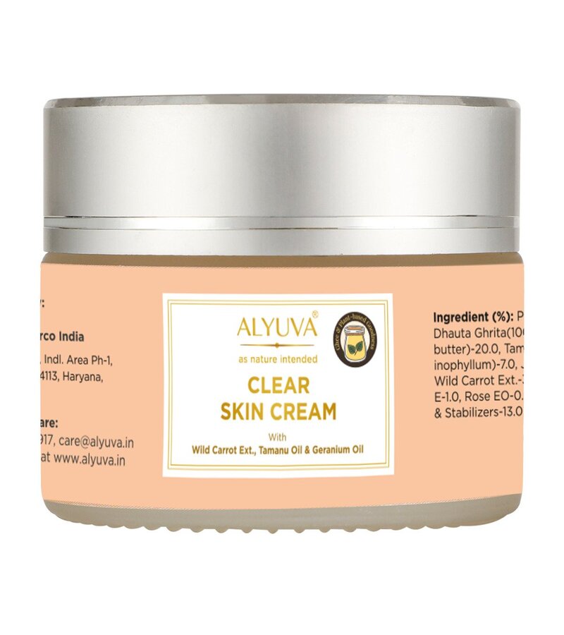 Alyuva + face serums + face creams + Clear Skin Cream + 25gm + buy