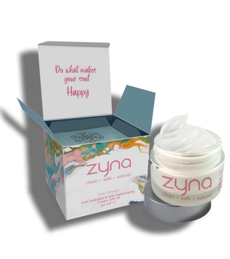 Zyna + sun care + DAY CREAM WITH SPF 30 Anti-pollution & Anti-Digital Aging + 50 ml + online