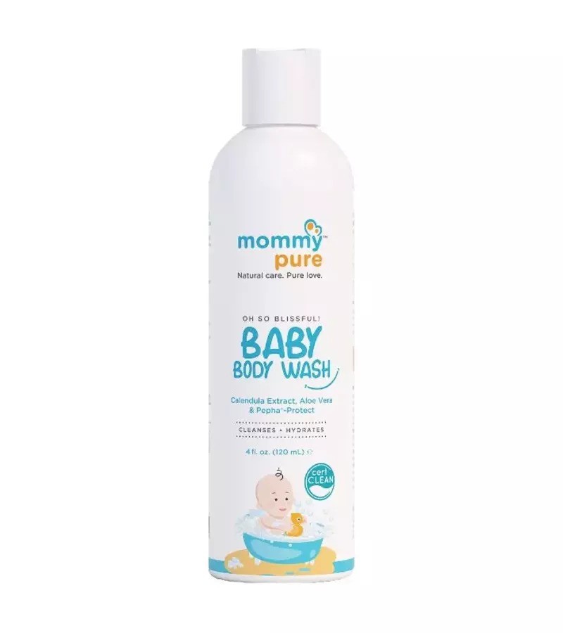 MommyPure + baby bath & shampoo + Baby Body Wash + Shampoo Combo + Pack of 2 (Each 120ml) + shop