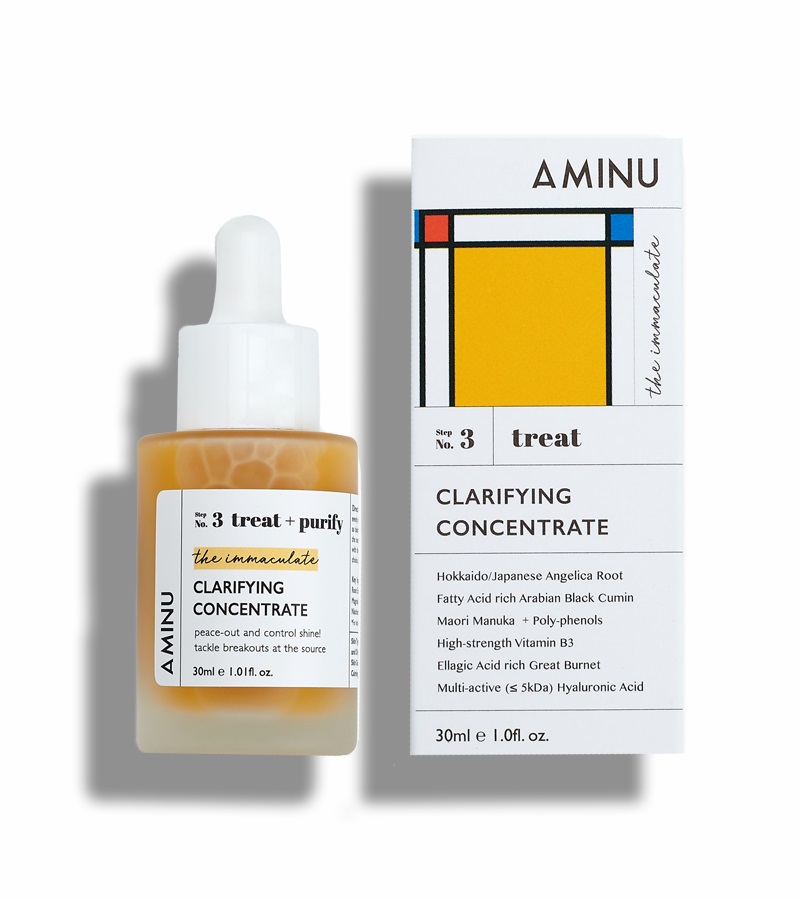 Aminu Skincare + face serums + face creams + The Immaculate - Clarifying Concentrate + 30ml + discount
