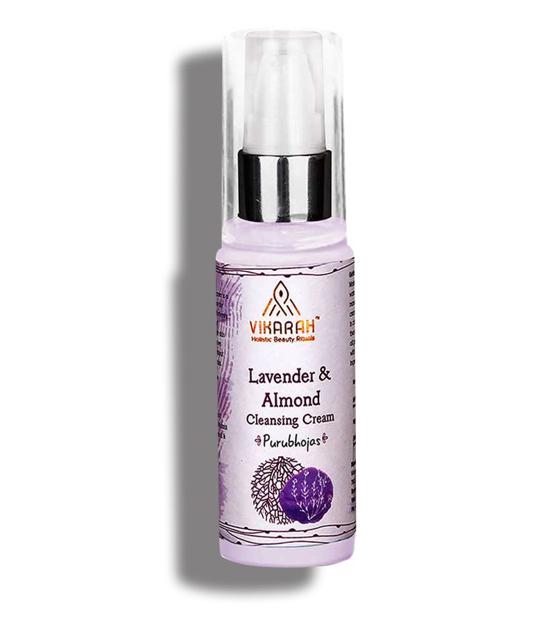 Vikarah + face serums + face creams + Lavender & Almond Cleansing Cream + 40 gm + buy