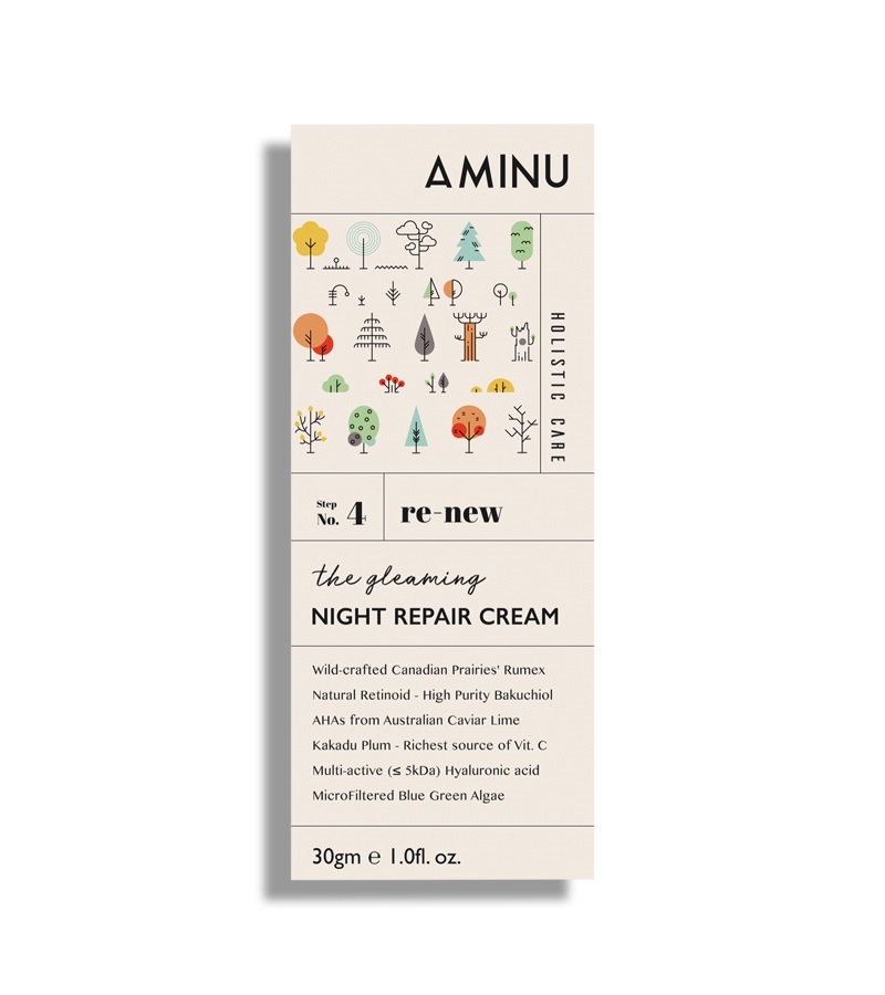 Aminu Skincare + face serums + face creams + The Gleaming - Night Repair Cream + 30gm + deal