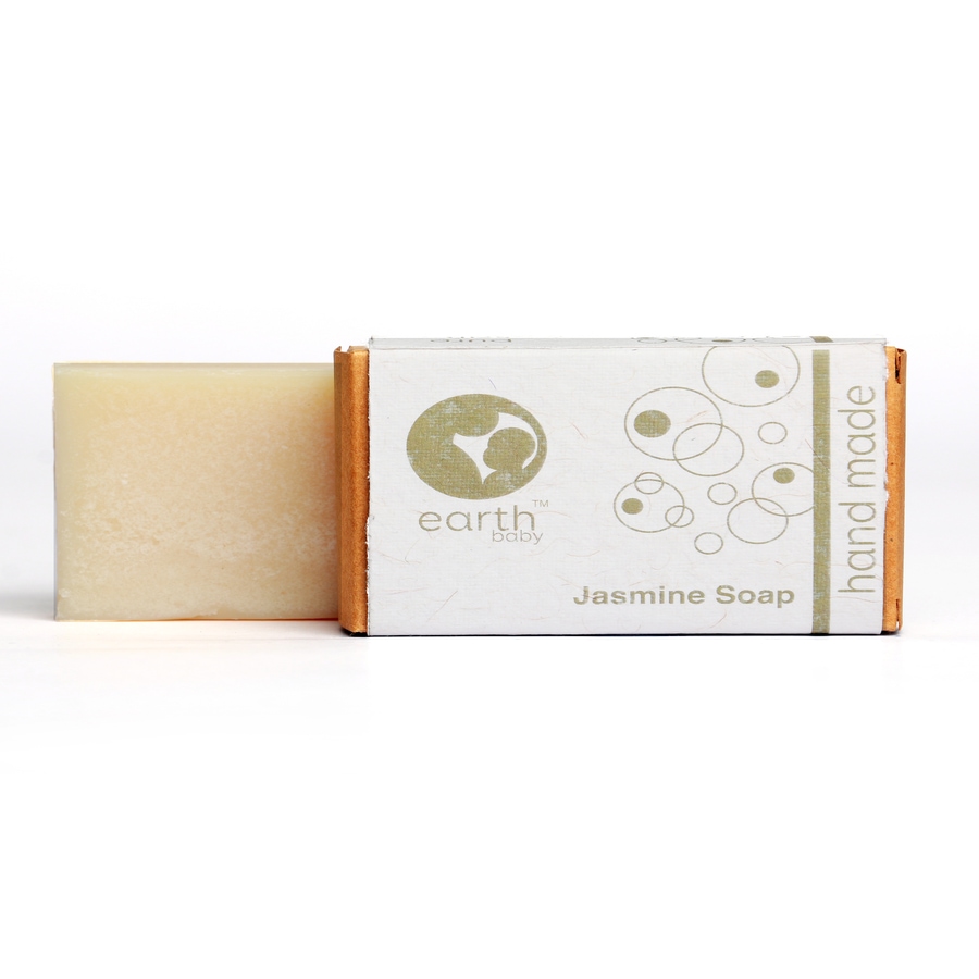 earthBaby + soaps + liquid handwash + Handmade Jasmine Soap, for kids 1 year and above, 100g, Pack of 3 + 3*100g + buy