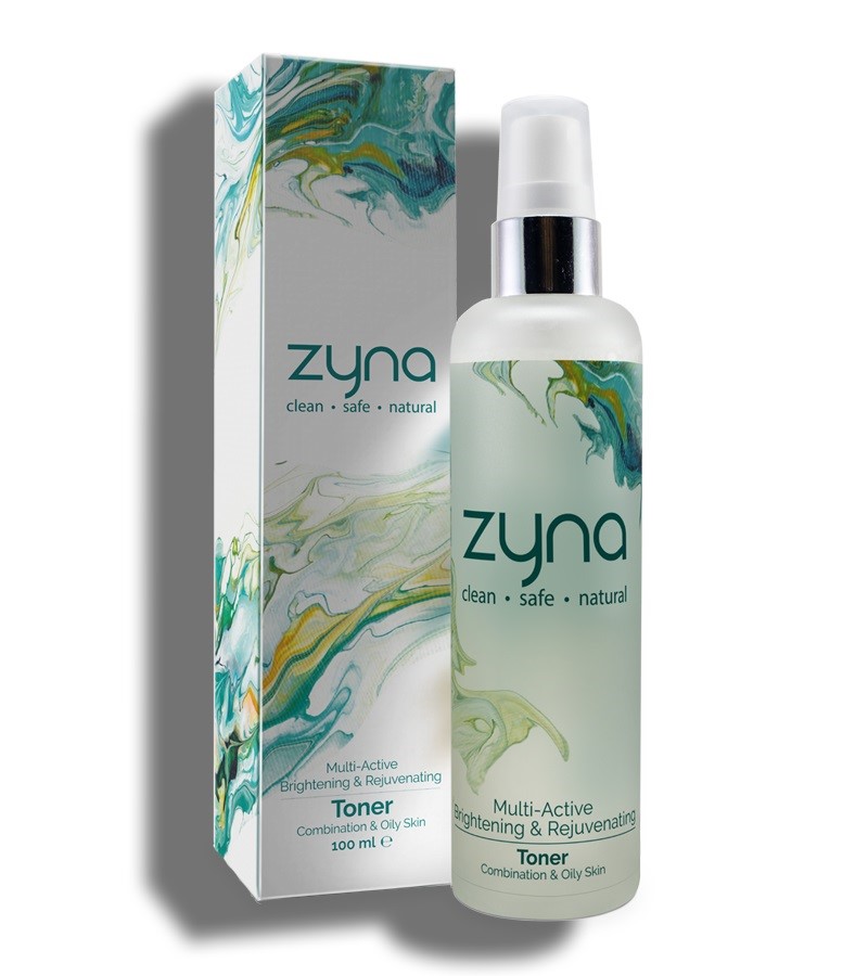 Zyna + toners + mists + Multi-Active Brightening & Rejuvenating Toner + 100 ml + shop