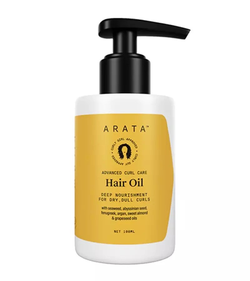 Arata + hair oil + serum + Advanced Curl Care Hair Oil + 100ml + buy