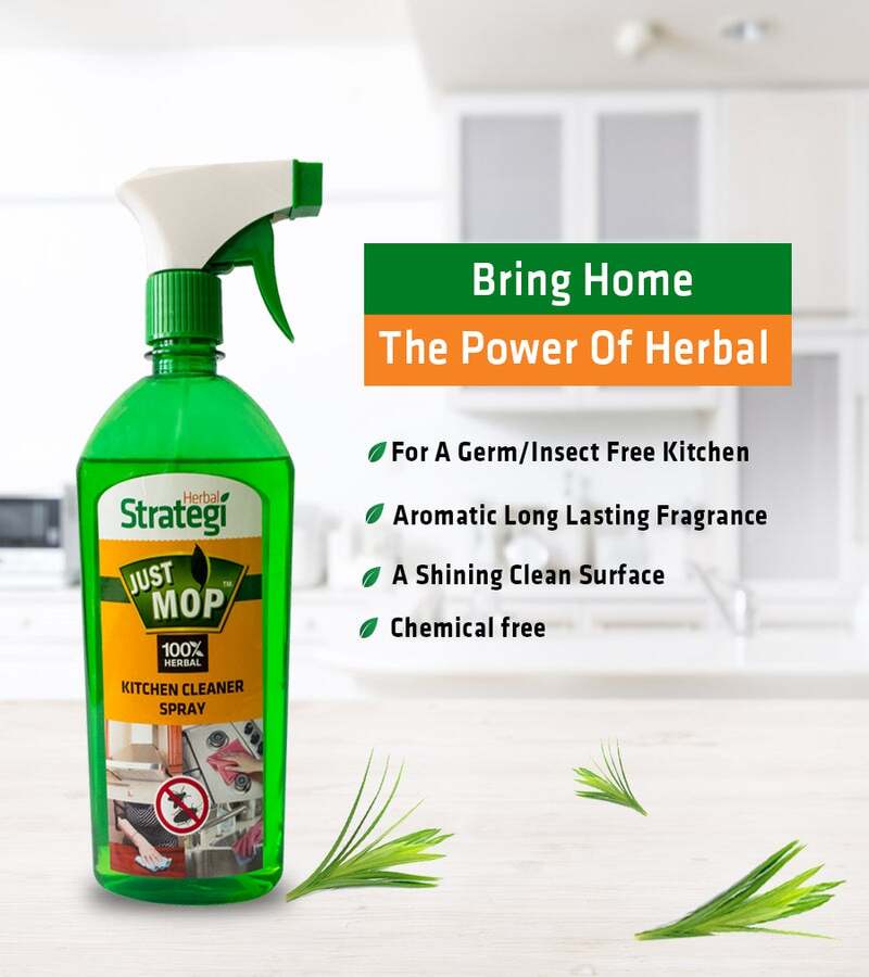 Herbal Strategi + floor + toilet cleaners + Kitchen Cleaner + 500ml + discount