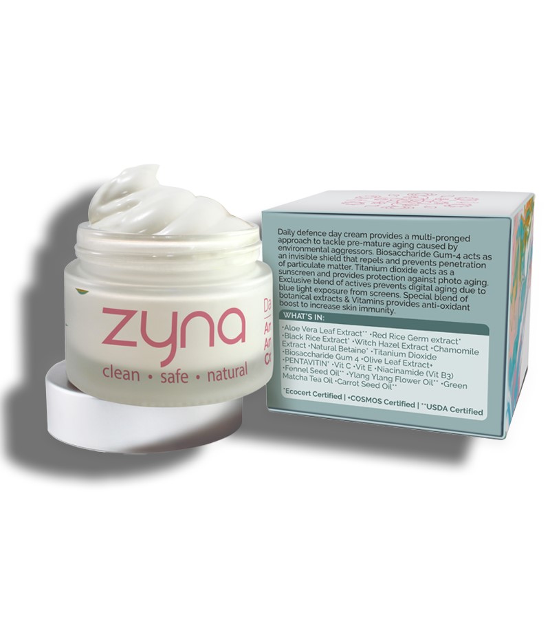 Zyna + sun care + DAY CREAM WITH SPF 30 Anti-pollution & Anti-Digital Aging + 50 ml + discount