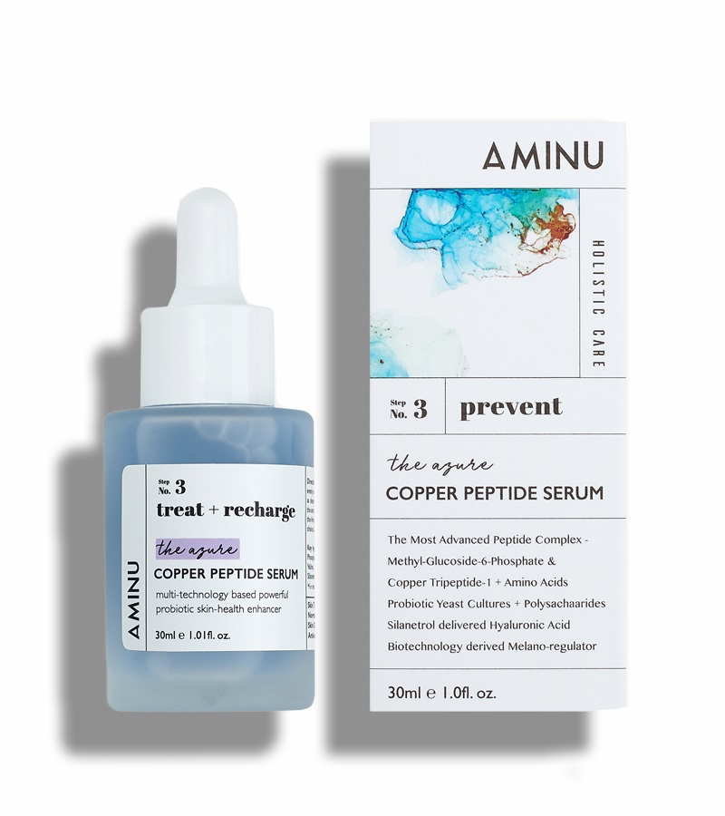 Aminu Skincare + face serums + face creams + The Azure - Copper Peptide Serum + 30ml + discount