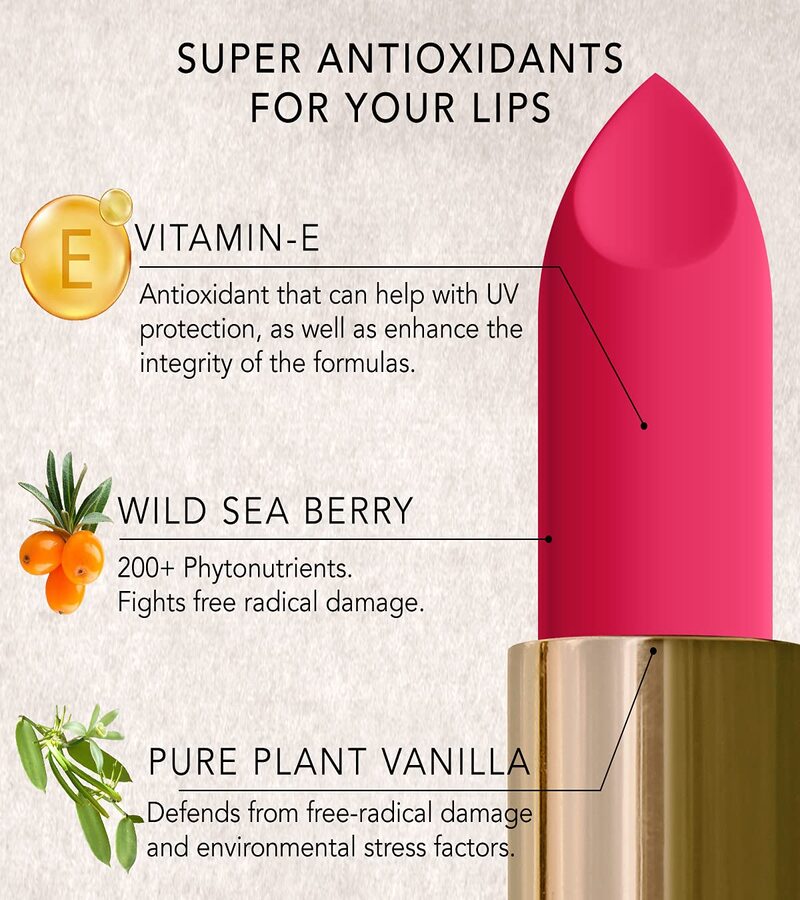 Daughter Earth + lips + Phytonutrient Lipstick + Coral Sunset + discount