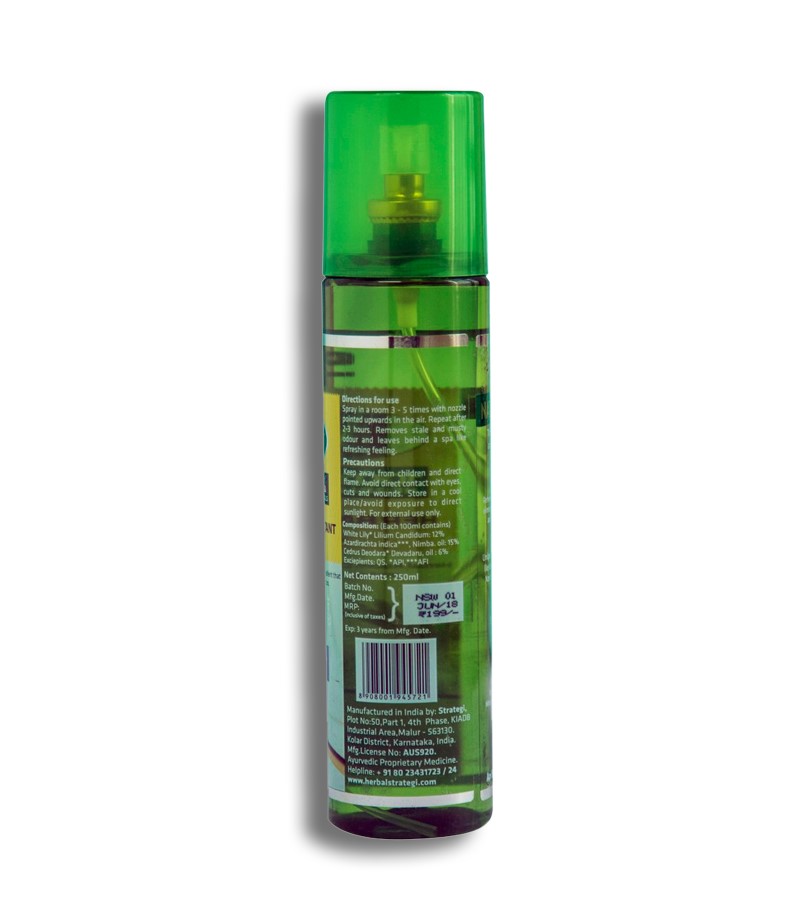Herbal Strategi + room sprays + Room Disinfectant and Freshener - Whitelilly + 250 ml + shop