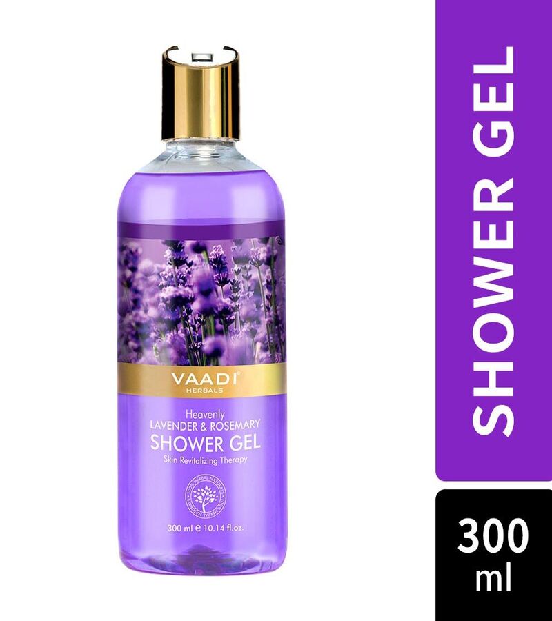 Vaadi Herbals + body wash + Heavenly Lavender & Rosemarry Shower Gel + Pack of 2 + online