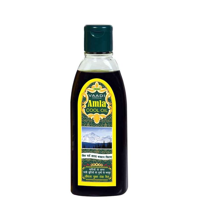 Vaadi Herbals + pain relief + Amla Cool Oil with Brahmi & Amla Extract + 200ml + buy