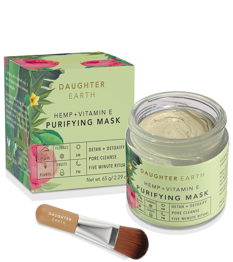 Daughter Earth + peels & masks + Hemp + Vitamin E Purifying Mask + 65g + buy