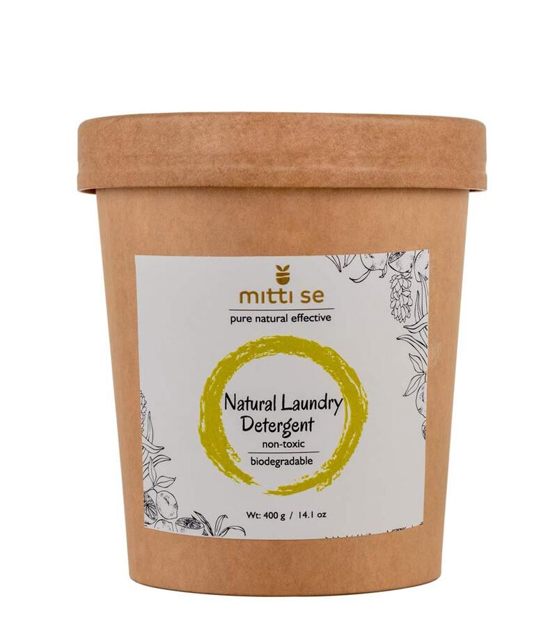 Mitti Se + laundry cleaners + Natural Laundry Detergent + 400gm + buy