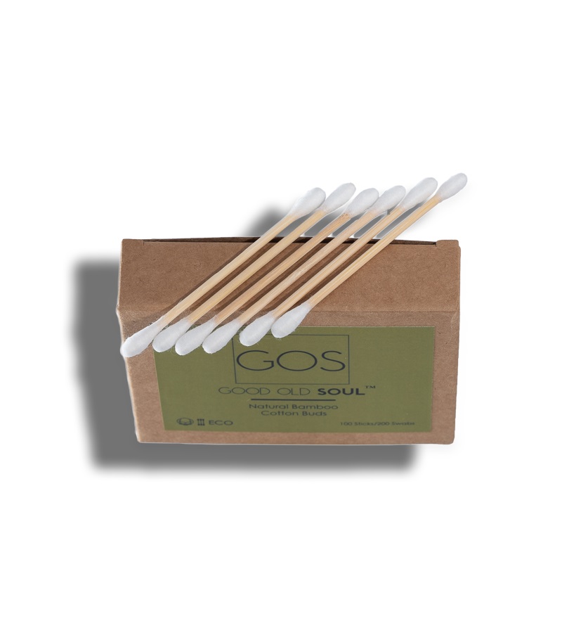 Good Old Soul + accessories + Bamboo Cotton Swabs Buds - 200 Swabs - Pack of 2 +  + discount