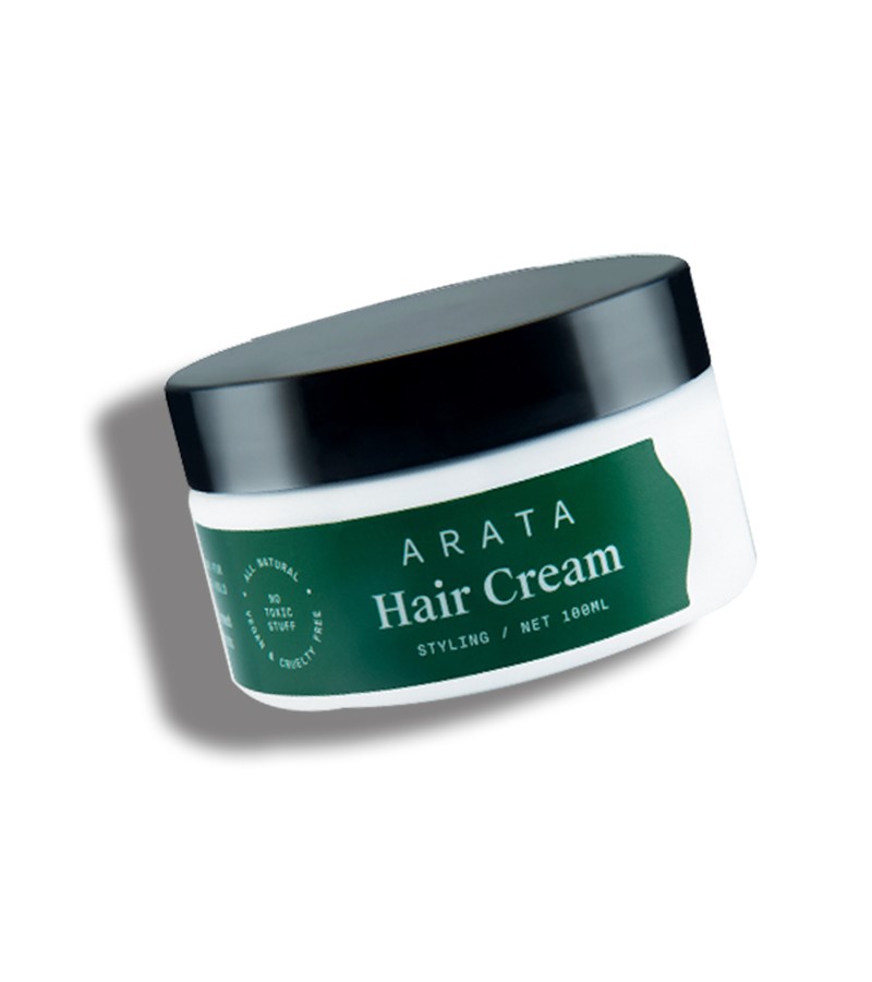 Arata + hair styling + Natural Styling & Hold Hair Cream With Organic Flaxseed & Olive Oil For Men & Women + 100 ML + online