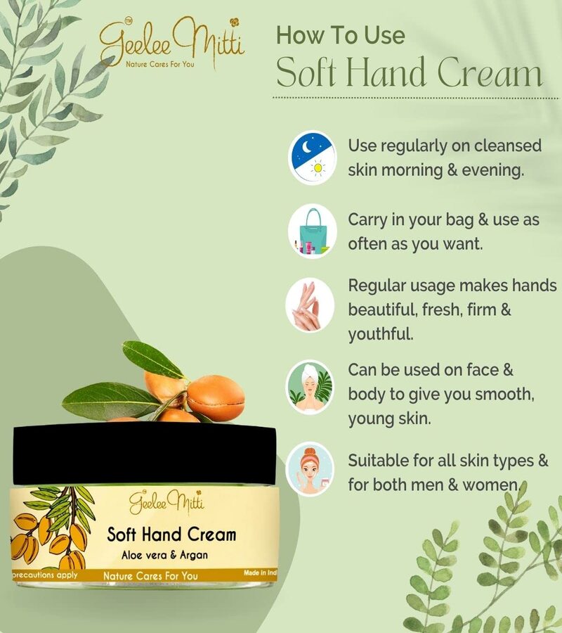 Geeleemitti + body butters + creams + Natural Soft Hands Cream + 70gm + online