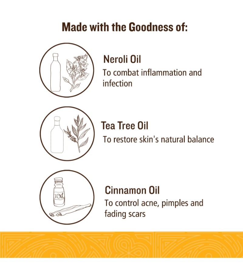 Soultree + face oils + Anti-Acne Oil with Neroli, Tea Tree & Cinnamon Oils + 10 ml + online