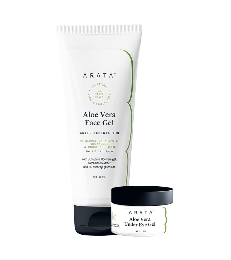 Arata + face serums + face creams + Hydration Boost Aloe Vera Gel Combo + 110 ml + buy