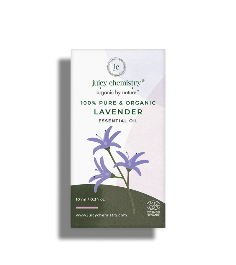 Juicy Chemistry + essential oils + 100% Organic Lavender Essential Oil + 10 ml + online