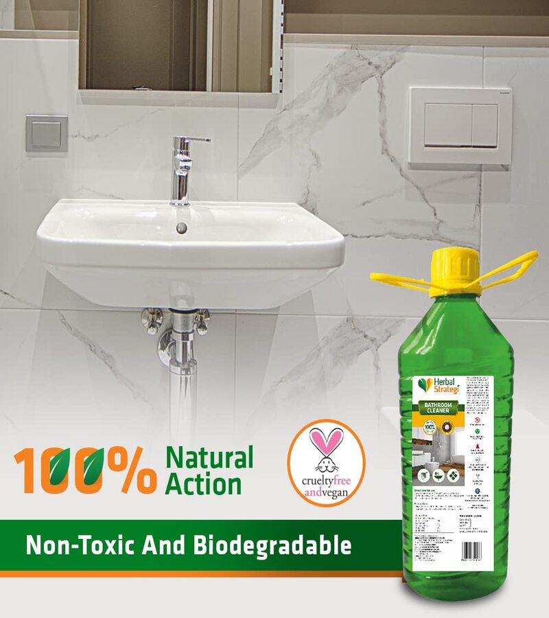 Herbal Strategi + floor + toilet cleaners + Bathroom Cleaner + 2000 ml + online