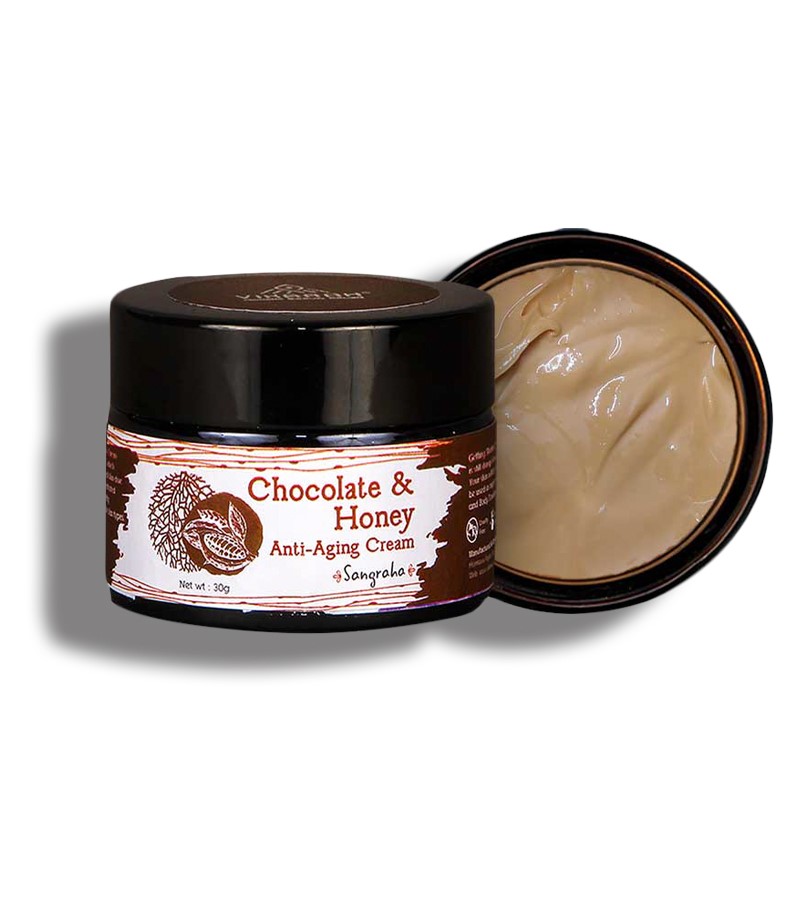 Vikarah + face serums + face creams + Chocolate & Honey Anti-Aging Cream + 30 gm + online