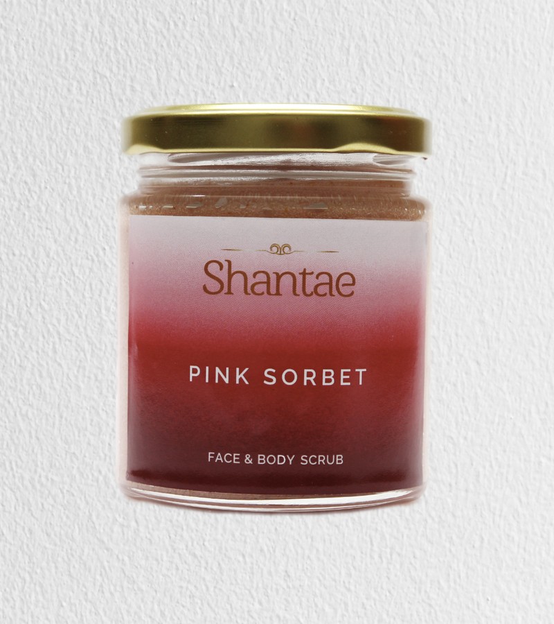 Shantae + body scrubs & exfoliants + Pink Sorbet Face & Body Scrub + 180 gm + buy