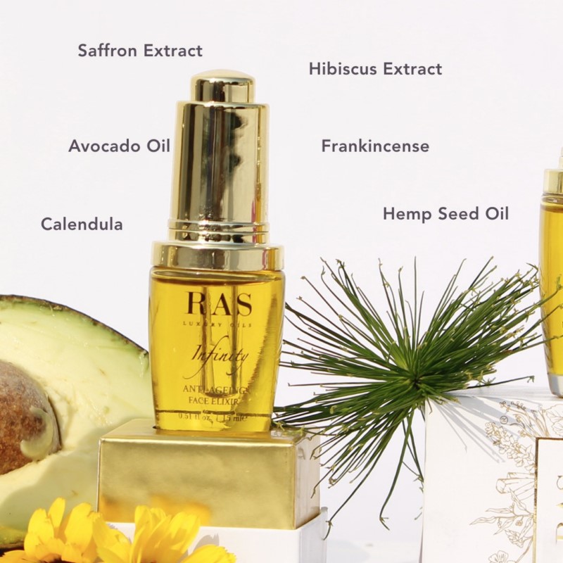 RAS Luxury Oils + face oils + Infinity Anti-Ageing Face Elixir + 15 ml + discount
