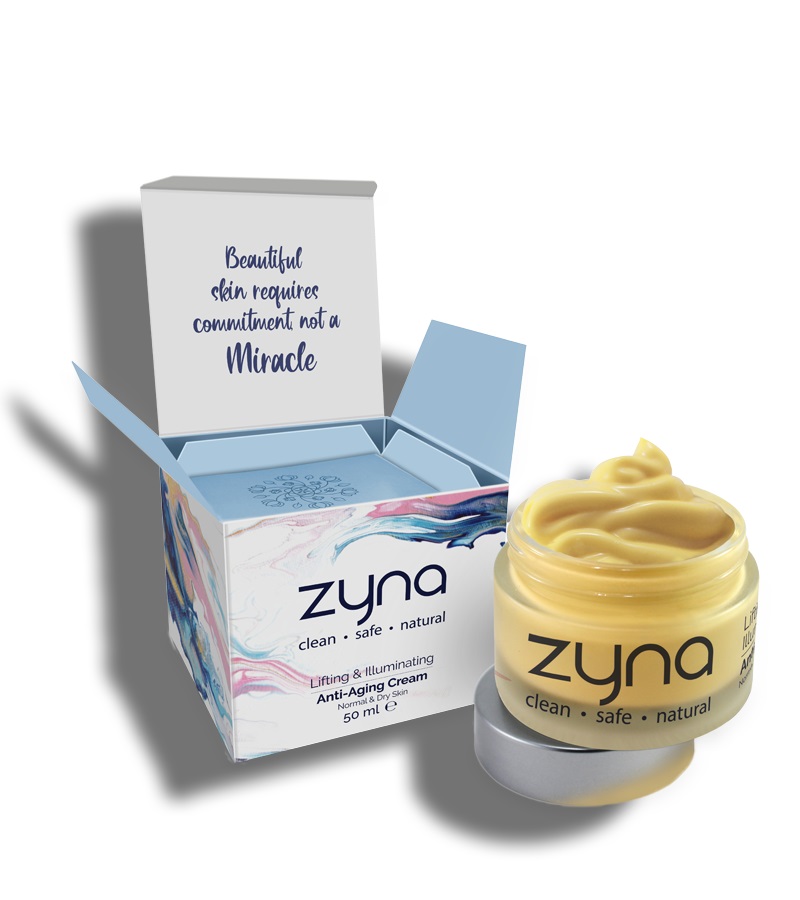 Zyna + face serums + face creams + Anti Aging Cream & Under Eye Cream for normal / dry skin + 65ml + deal