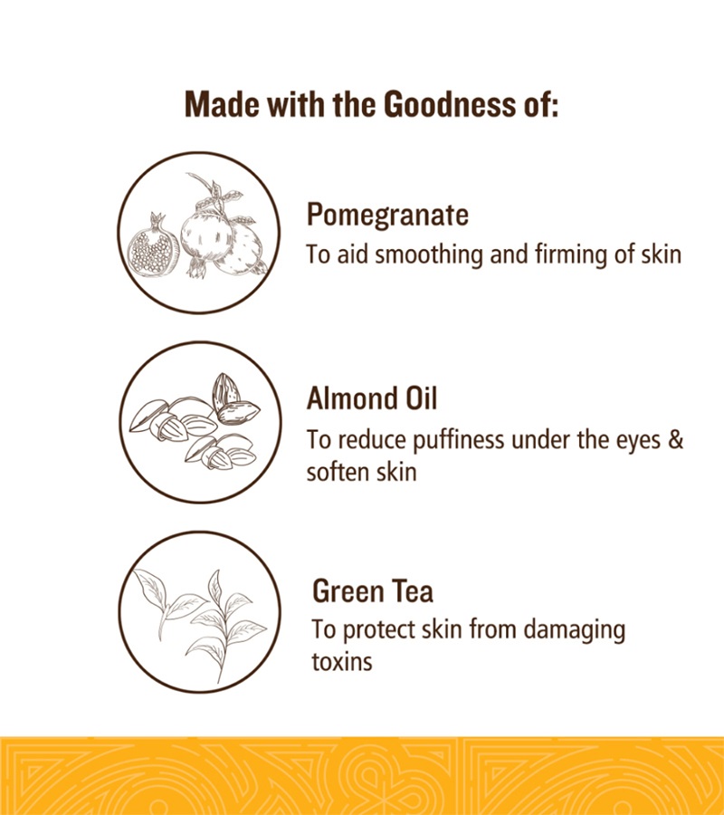 Soultree + eye creams + Under Eye Gel - Pomegranate & Almond Oil + 40ml + online