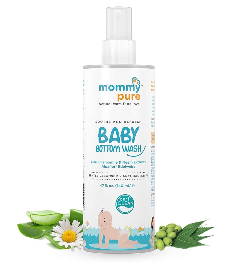 MommyPure + baby bath & shampoo + Soothe & Refresh Bottom Wash + 140ml + shop